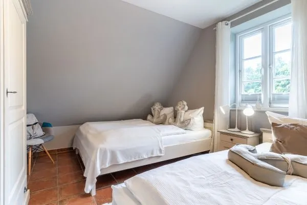 Westmarken Reetdachhaus Strandkontor SPO Ording - 