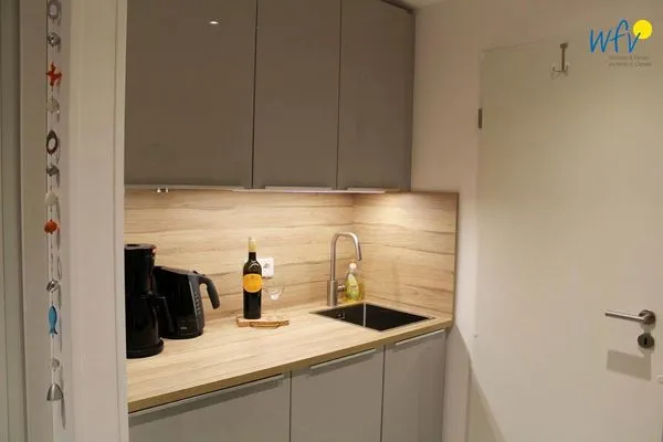 Küche / Küchenzeile Appartement-Haus Regina Ferienwohnung Inselglück