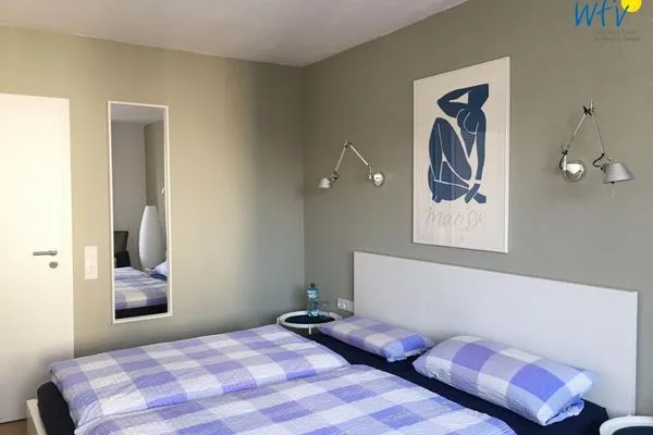 Schlafzimmer Appartement-Haus Regina Ferienwohnung Inselglück