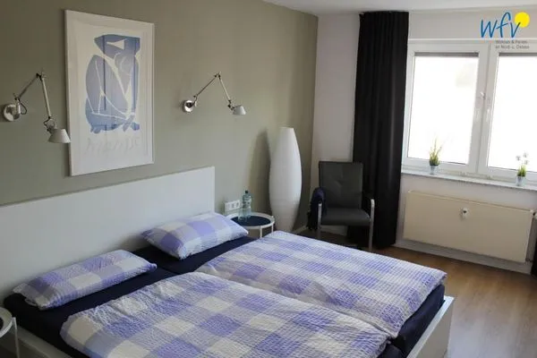 Schlafzimmer Appartement-Haus Regina Ferienwohnung Inselglück