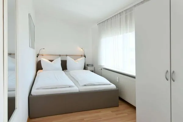 Schlafzimmer Haus Concordia Ferienwohnung 1