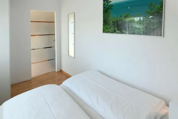 Schlafzimmer Haus Concordia Ferienwohnung 1