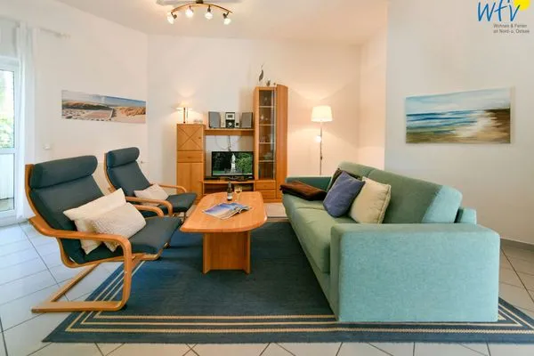 Wohnzimmer Residenz Binz Ferienwohnung 14