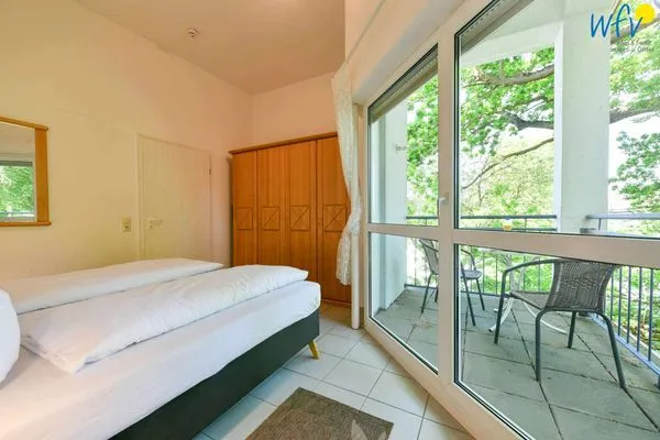 Schlafzimmer Residenz Binz Ferienwohnung 15