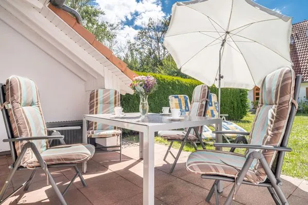 Terrasse Ferienpark Freesenbruch Reihenhaus 5b - Seehund