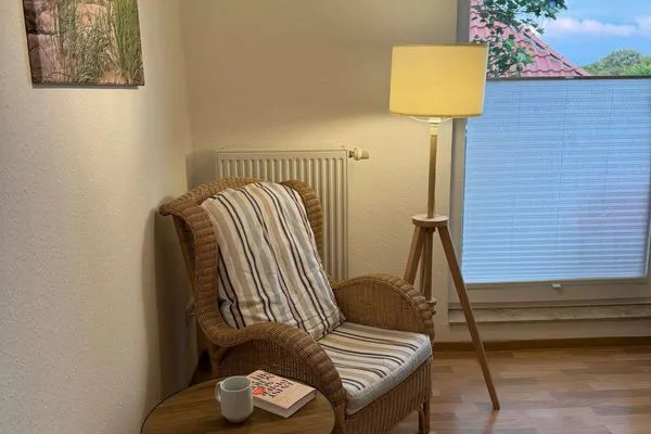 Wohnzimmer Maisonette-Wohnungen am Steingarten Ferienwohnung 4