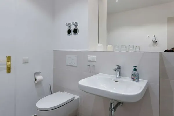 Badezimmer Haus am Hövt Ferienwohnung 5