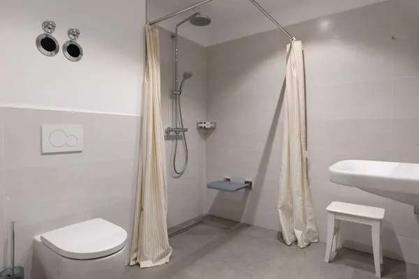 Badezimmer Haus am Hövt Ferienwohnung 13