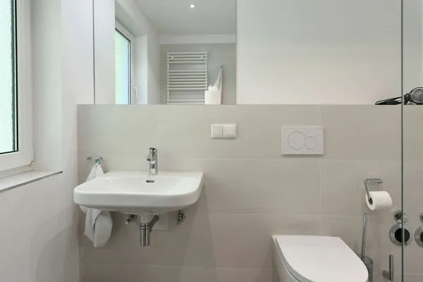 Badezimmer Haus am Hövt Ferienwohnung 14