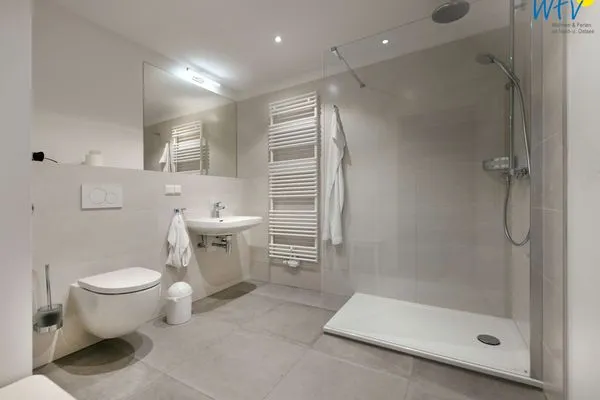 Badezimmer Haus am Hövt Ferienwohnung 15