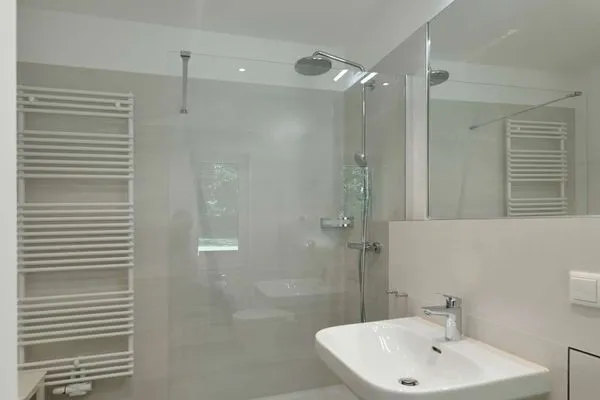 Badezimmer Haus am Hövt Ferienwohnung 16