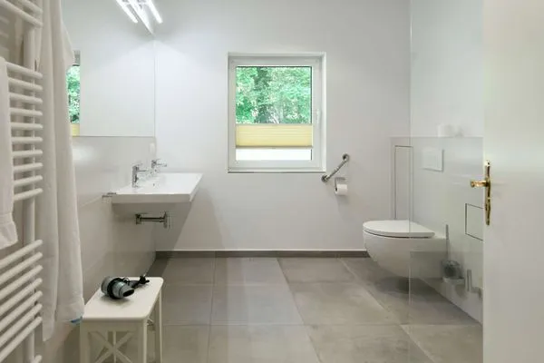 Badezimmer Haus am Hövt Ferienwohnung 17
