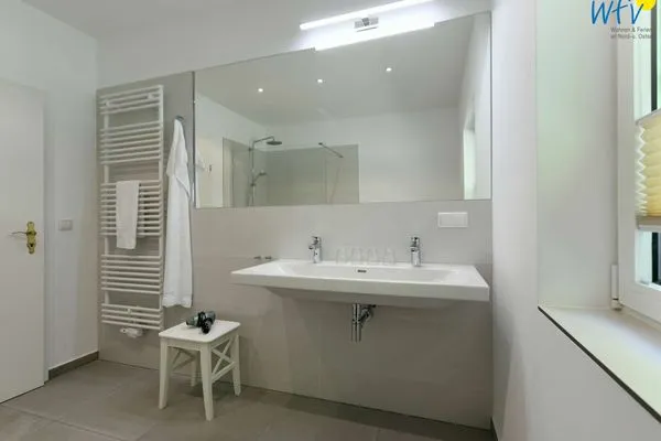 Badezimmer Haus am Hövt Ferienwohnung 17
