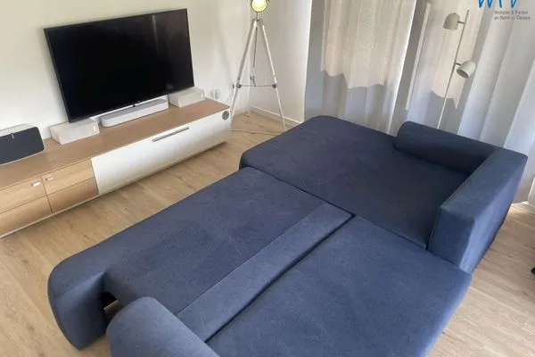 Schlafmöglichkeiten im Wohnzimmer Haus Panorama Ferienwohnung 9