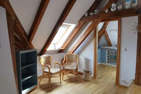 Wohnzimmer Weisses Rössl Ferienwohnung Schwalbennest