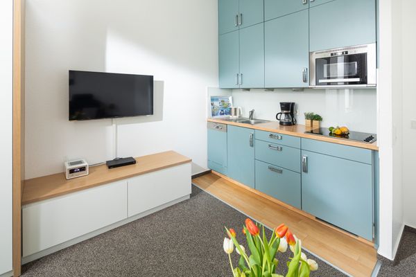  Inselhus Wohnung 2 Norderney - Küche / Küchenzeile