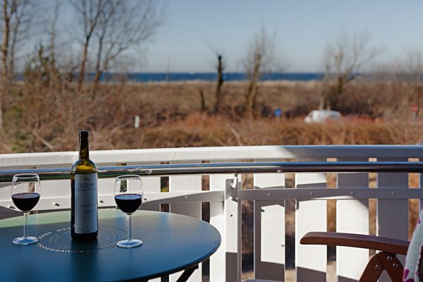  Meerblick Ostseebad Ahrenshoop - Balkon