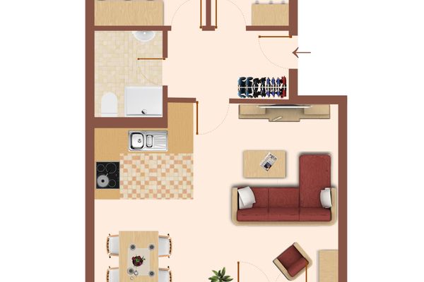 SCHUMUGGLERHUS App. 2/8 Zeese Erholungsort Wieck - 