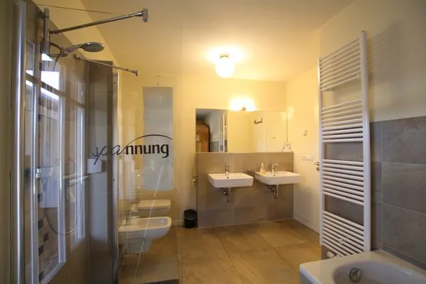 Badezimmer  Ferienhaus Fentjebloom