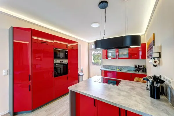 Küche / Küchenzeile  Küstenhaus Koserow "UnserUsedom" Ferienhaus ca.250m vom Ostseestrand mit 7 Schlafzimmern, Sauna und Kamin