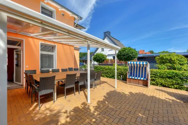 Grill  Küstenhaus Koserow "UnserUsedom" Ferienhaus ca.250m vom Ostseestrand mit 7 Schlafzimmern, Sauna und Kamin