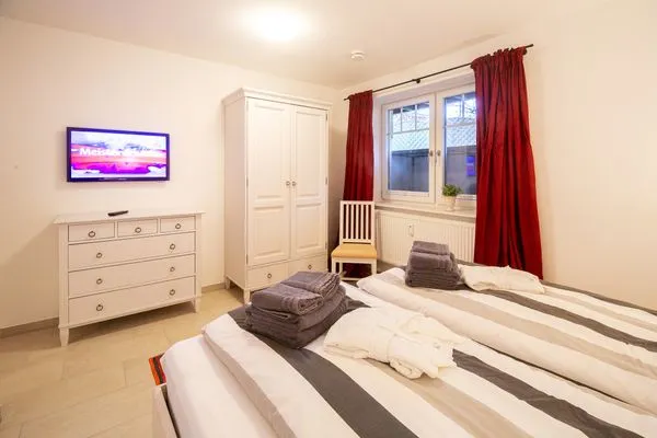 Schlafzimmer Strand Residenz Ferienwohnung "Strandruh"