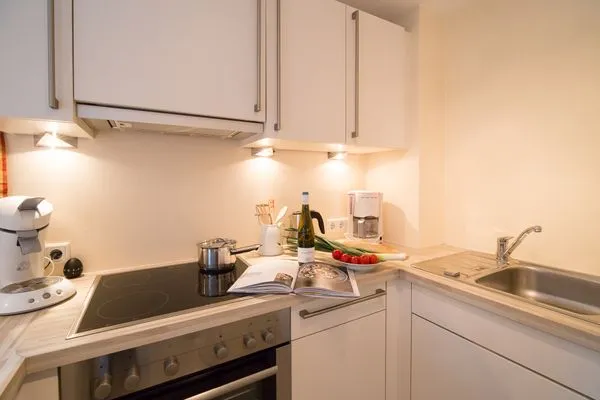 Küche / Küchenzeile Strand Residenz Ferienwohnung "Strandruh"