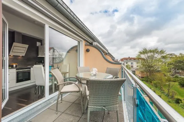 Balkon  Kurpark Carré 37 Galeriewohnung