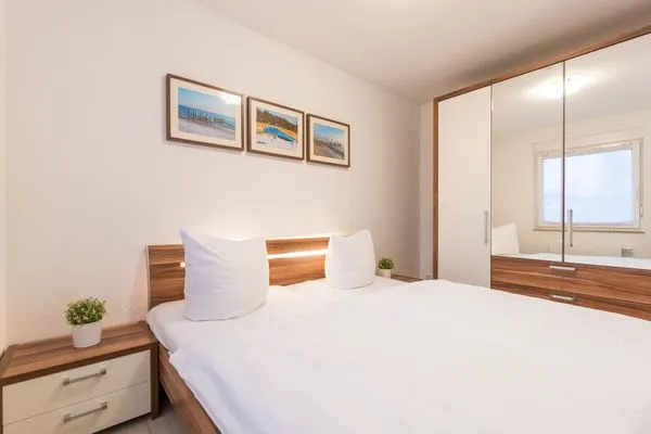 Schlafzimmer  Kurpark Carré 28 Dünenrose