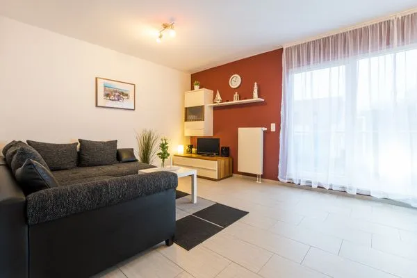 Wohnzimmer  Kurpark Carré 28 Dünenrose