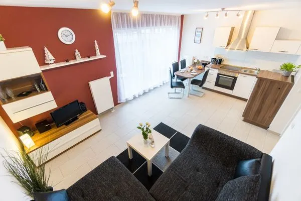 Wohnzimmer  Kurpark Carré 28 Dünenrose