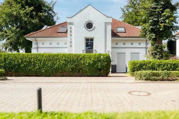 Hausansicht Parkresidenz am Hafen Wohnung HF 34