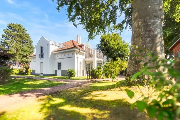 Rückseite vom Haus Parkresidenz am Hafen Wohnung HF 34