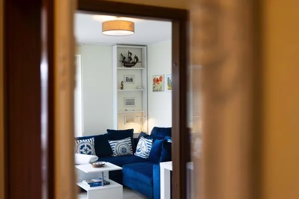 Wohnzimmer  (ROD32e) Ferienwohnung "Schönberg"