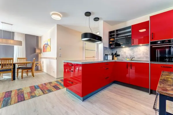 Küche / Küchenzeile  Ferienhaus Sanddornweg ca.400m vom Meer mit 6 Schlafzimmern, Sauna und Kamin