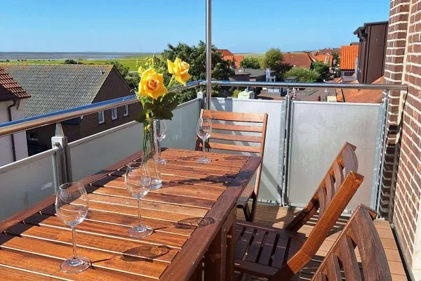 Balkon Haus Carl Stegmann Ferienwohnung FADAMA-HIN