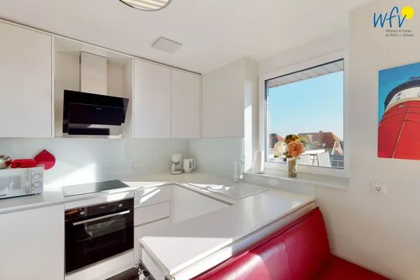 Wohnzimmer Villa Petersen Ferienwohnung Traumblick