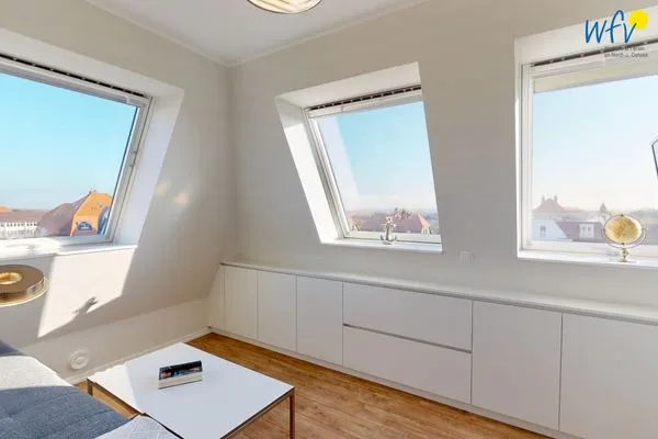 Schlafzimmer Villa Petersen Ferienwohnung Traumblick