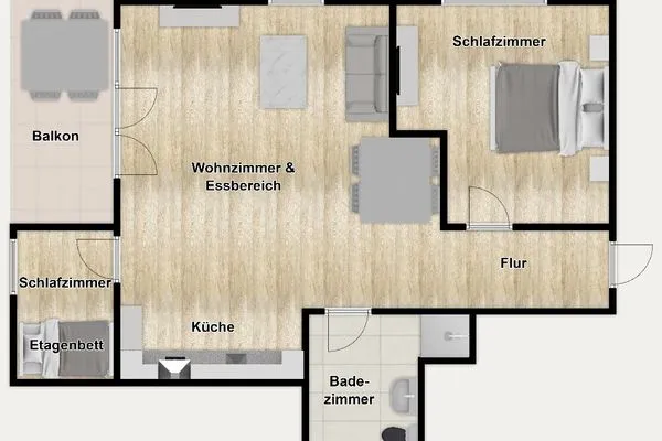 Grundriss Haus Seeblick Ferienwohnung Nordseekieker