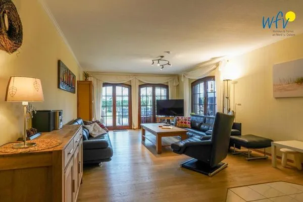 Wohnzimmer Landhaus Leni Ferienwohnung Leni