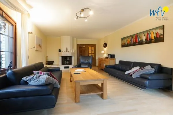 Wohnzimmer Landhaus Leni Ferienwohnung Leni