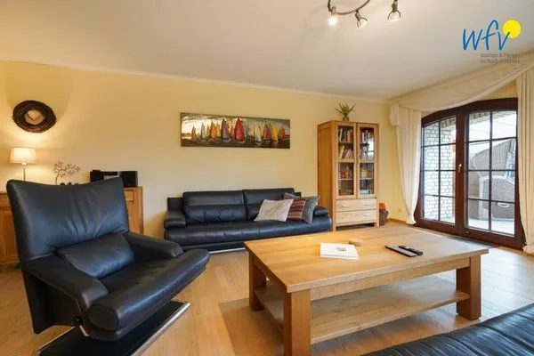 Wohnzimmer Landhaus Leni Ferienwohnung Leni