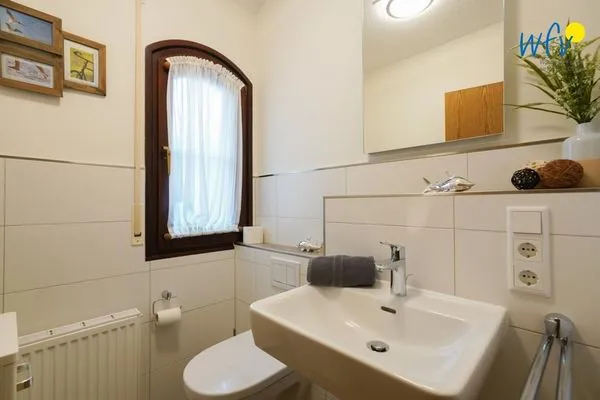 Gäste-WC Landhaus Leni Ferienwohnung Leni
