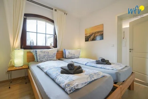 Schlafzimmer Landhaus Leni Ferienwohnung Leni