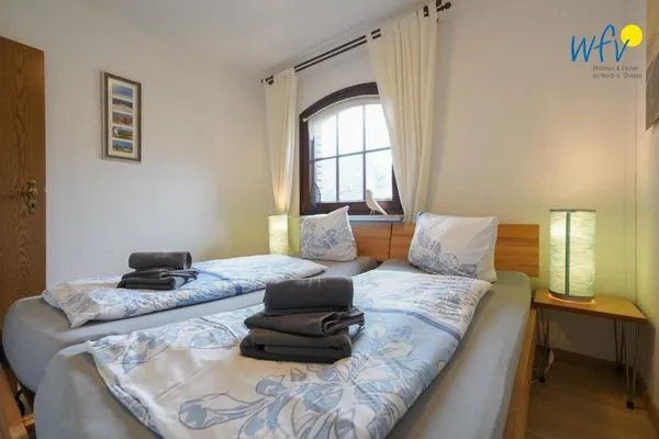 Schlafzimmer Landhaus Leni Ferienwohnung Leni