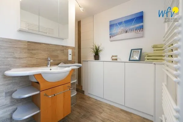 Badezimmer Landhaus Leni Ferienwohnung Leni