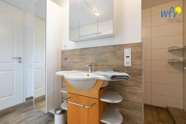 Badezimmer Landhaus Leni Ferienwohnung Leni
