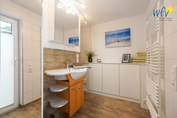 Badezimmer Landhaus Leni Ferienwohnung Leni