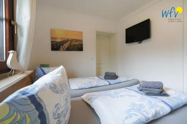 Schlafzimmer Landhaus Leni Ferienwohnung Leni