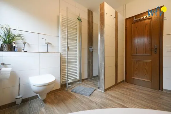 Badezimmer Landhaus Leni Ferienwohnung Leni